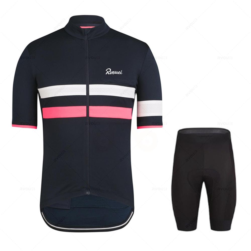 Rvouei 2026 New Cycling Clothing Road Bike Wear Racing Clothes Quick Dry Men's Bicycle Jersey Set Ropa Ciclismo Maillot Hombre
