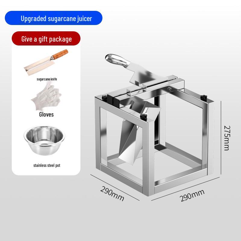 Stainless Steel Sugarcane Chopper and Crushing Knife Holder - Blue