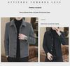 Men's Golden Mink Velvet Jacket - Trendy Autumn/Winter Short Woolen Coat