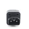 Black White C14 Male WD-320 UPS Plug C13 Female Conversion Plug Plug Adapter PDU Plug Power Adapter