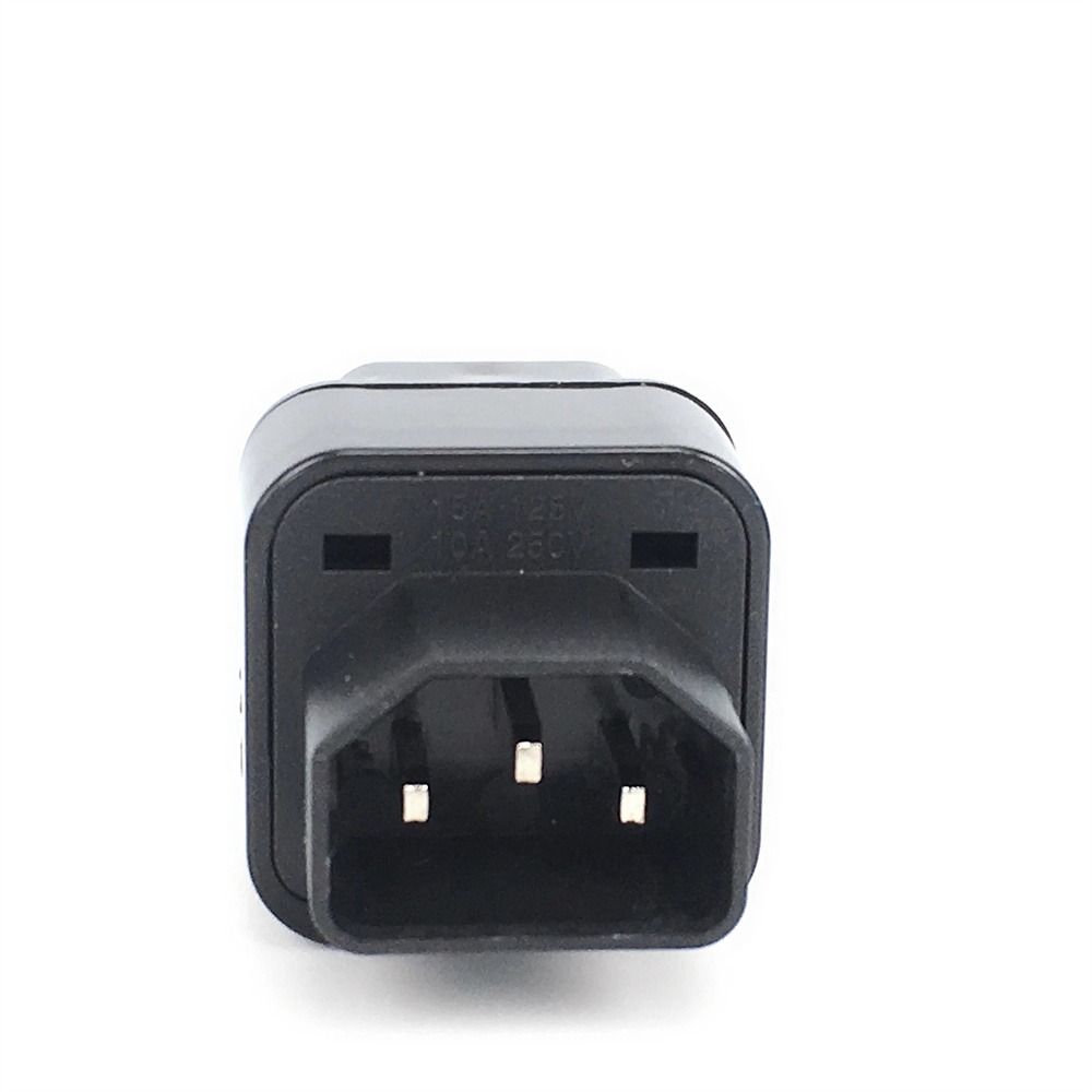 Black White C14 Male WD-320 UPS Plug C13 Female Conversion Plug Plug Adapter PDU Plug Power Adapter