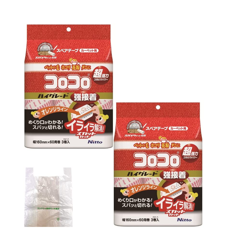 

Nitto Corocoro Запасной Высококачественный SC Сильные Надрезы Подходит для 60 3 Ролики x Оригинальная Хозяйственная Сумка [Оптовая Закупка] Лента, Клей, Чисто, Ковры,