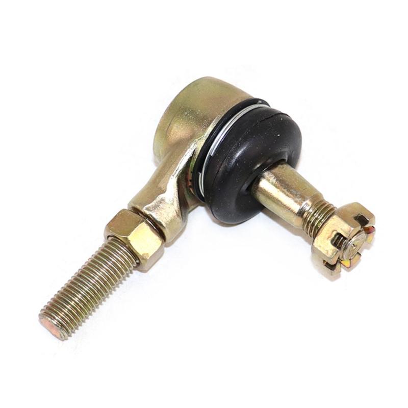 M10 X 10 Steering Ball Joint Pair for Go Kart Linkage Service, Threaded Joints with Dust Boots, Lock Nuts, Castellated Nuts and Cotter Pins
