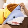 Plush Reversible Whimsical Animal Bee To Panda Shiba Inu Shark Cozy Doll For Children