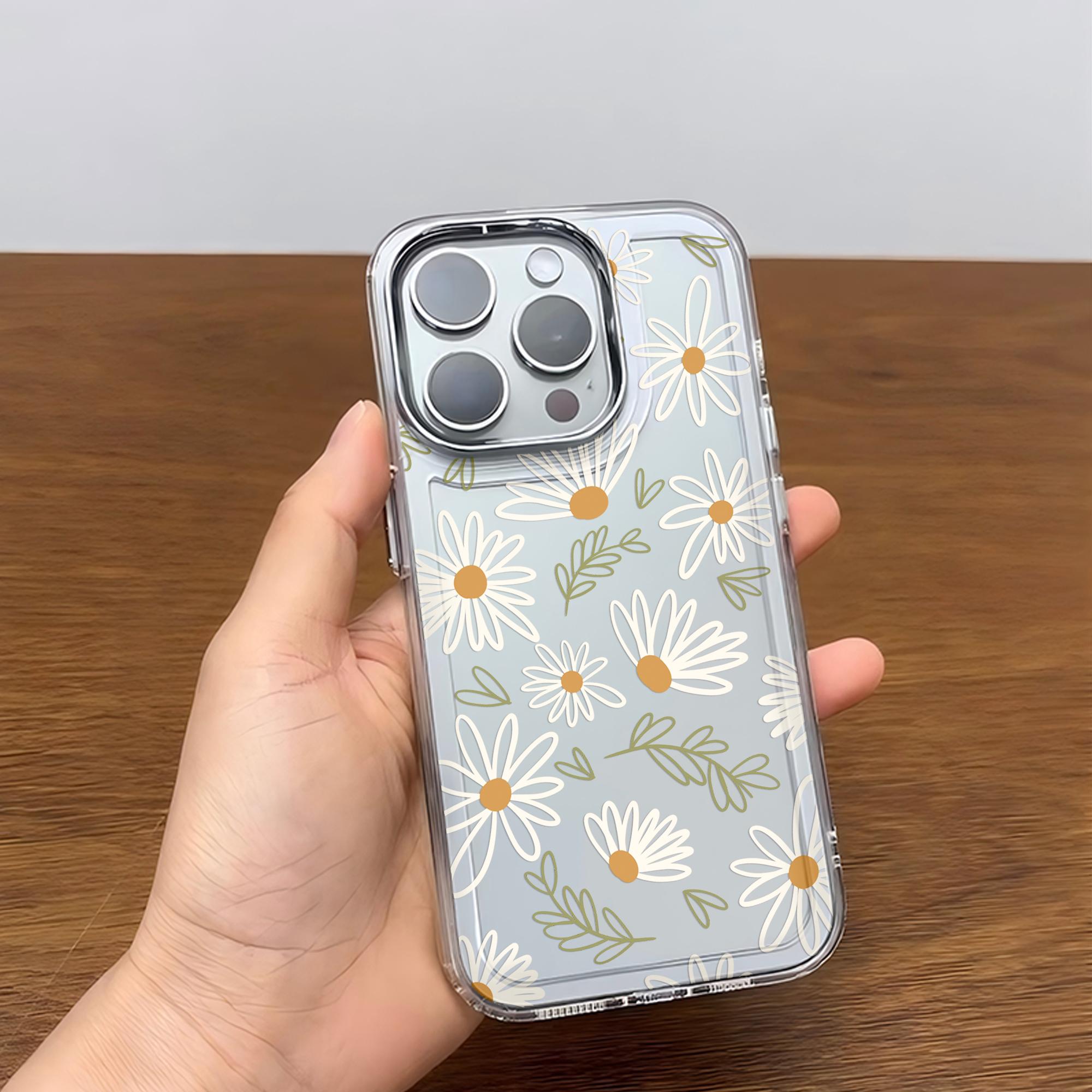 

Luxury Clmj Art Daisy Phone Case For Google Pixel 10 9 8 7 8A 9A XL Pro 4G 5G Transparent Soft Silicone TPU Back Cover Pixel 8 5G