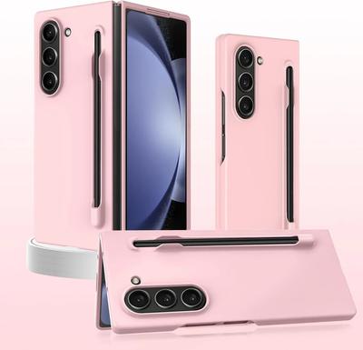 Matný Candy Jednobarevný Kryt s Držákem na S Pen pro Samsung Galaxy Z Fold 7 6 zfold 4 3 Ultra Tenký Nárazuvzdorný Kryt s Pocitem Kůže