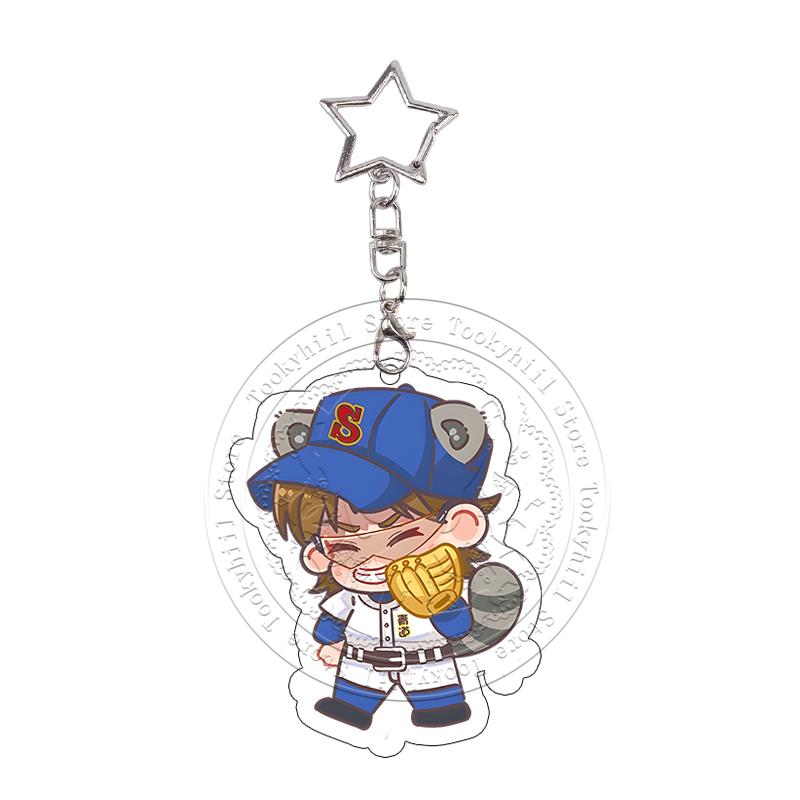 40 Styles Ace of Diamond Acrylic Keychain Chibi Cartoon Characters Eijun Sawamura Kazuya Miyuki Satoru Furuya Backpack Charm