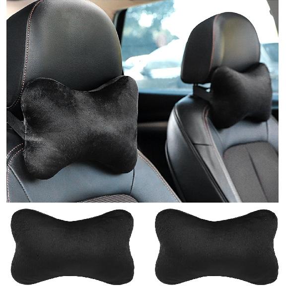 2PCS Car Headrest Pillow,Soft & Comfortable Car Neck Pillow For Driving Fatigue Relieve,All-Season Universal Cars Head Rest Pillows Automotive