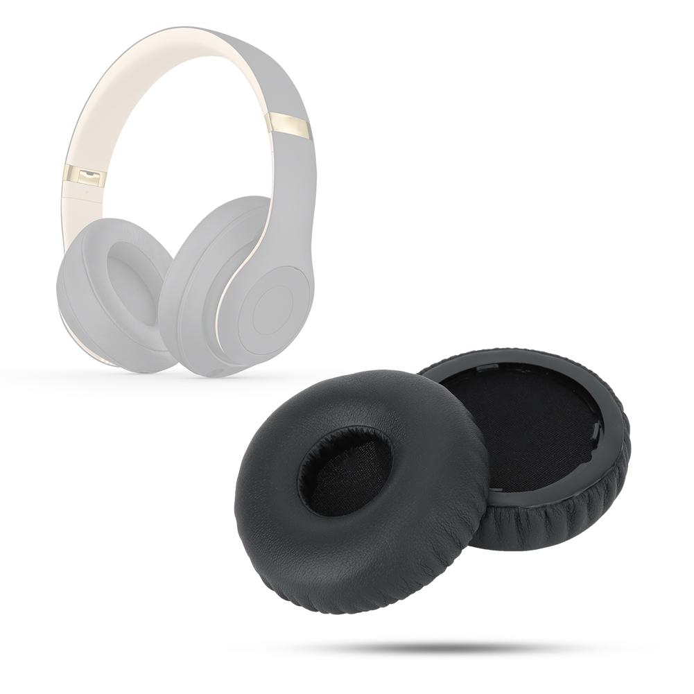 Ersatz-Ohrpolsterbezug Headset-Kissen für Solo 2.0 3.0 Kopfhörer Schwarz
