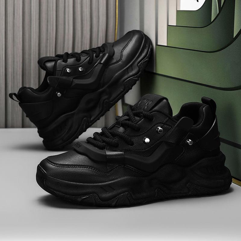 

2025 Новые Классические Мужские Кроссовки Модные Универсальные Корейская Версия Повседневная Обувь На Толстой Подошве Увеличенные Дышащие Беговые Кроссовки 44