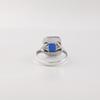 Blue Sapphire Gemstone 925 Sterling Silver Handmade Women Jewelry Designer Ring For Gift RR-71-14