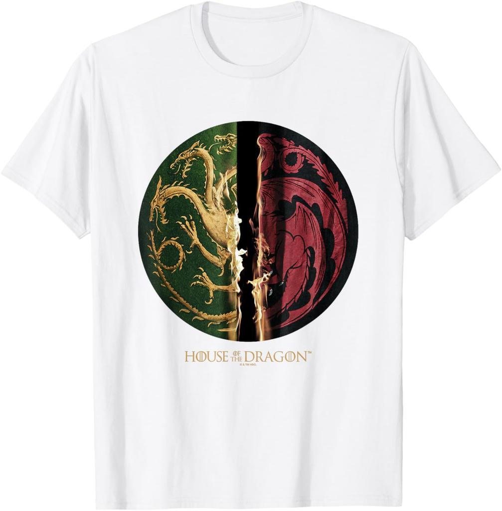 House of The Dragon Graphic 2026 Movie Summer Vintage TShirt Cotton Unisexs Unisexs Y2k Popular Oversized Tshirt Casual Tee