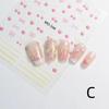Nails Heart Bow Stars Pattern Hollow Nail Sticker Templates For French Manicure Tips Nail Design