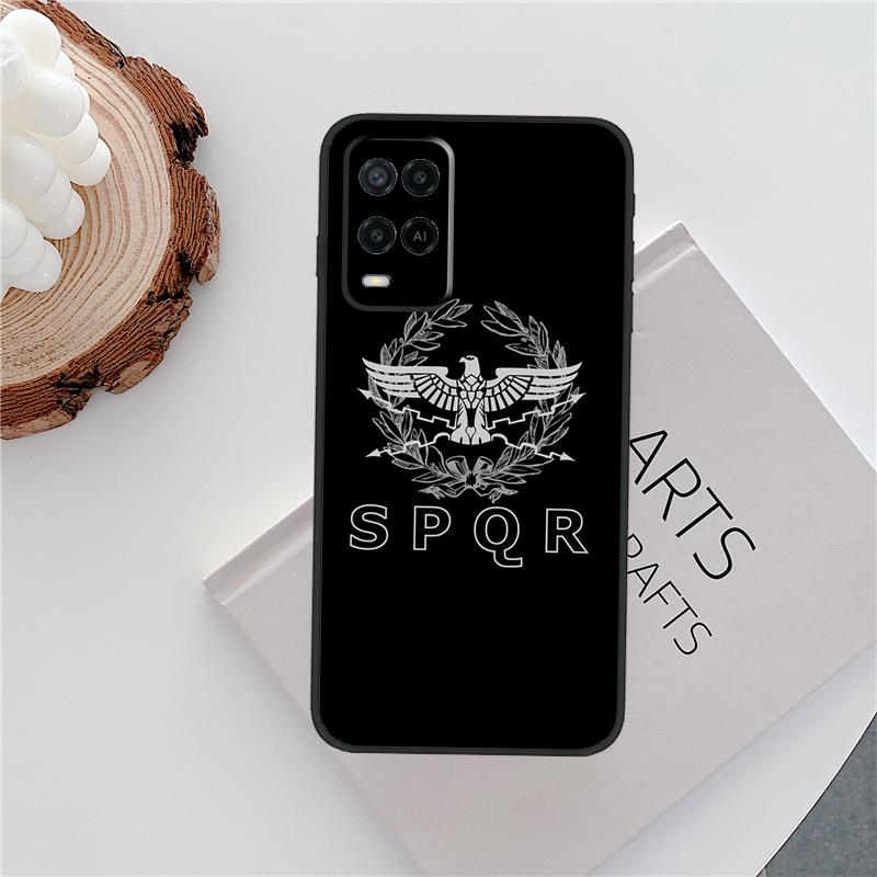SPQR Roman Imperial Legion Case For Oppo A96 A58 A18 A38 A78 A98 A17 A77 A80 A40 A60 A16 A76 A74 A94 A54 A15 A57S Cover