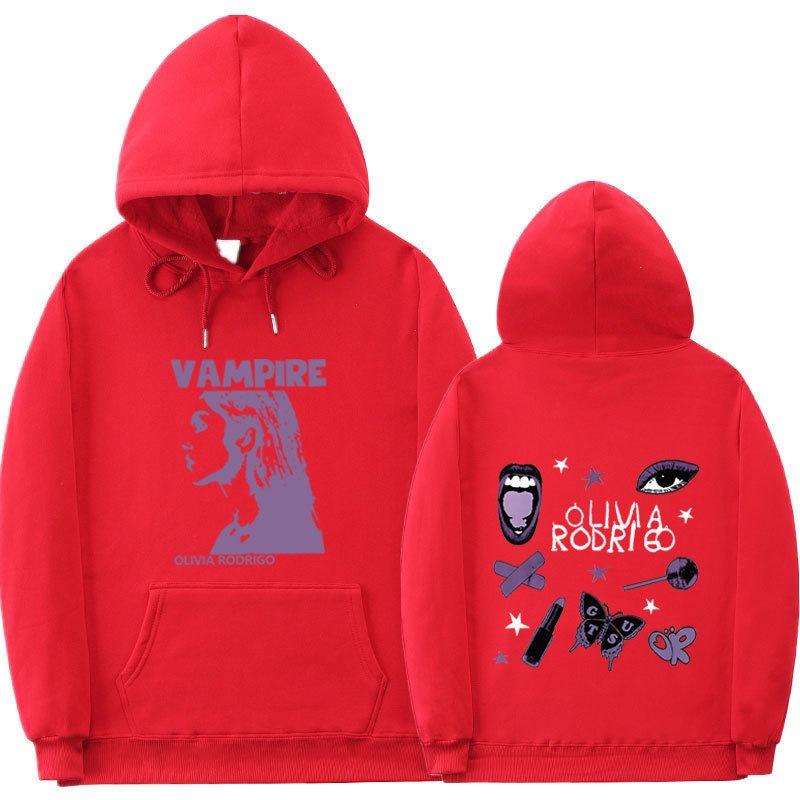 Felpa con cappuccio Guts Olivia Rodrigo, maglione sportivo a coste fondo autunno e inverno da uomo e da donna