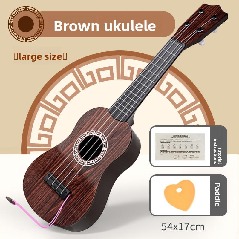 Ukulele Kids Guitar Toys Girls Boys Beginners Mini Guitar Instruments Playing Music Simulation