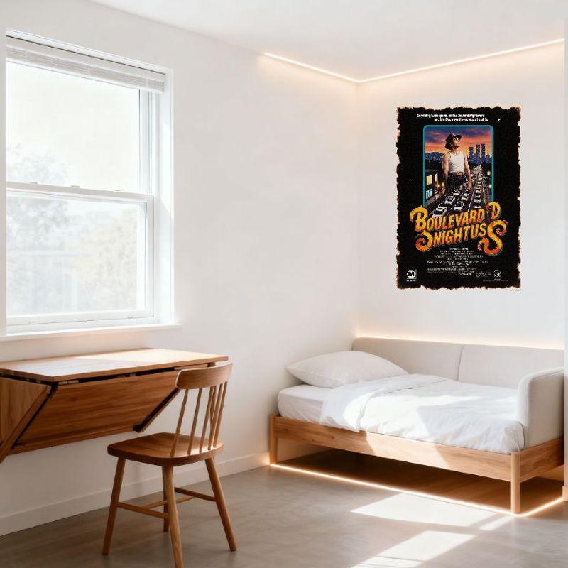Boulevard Nights Vintage Movie Poster Metal Tin Sign Retro 70s 80s Urban Life Art Decoration for Home Bar Man Cave Club Cafe Wal