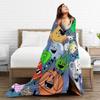 BFDI Throw Blanket Soft Novelty Blanket For Home Decor Travel Flannel Bedspread Bed Cover