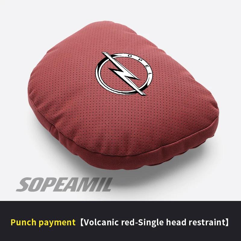 Car Headrest Lumbar Rest CushionOpel Astra Corsa Grandland Insignia Mokka Vectra GTC Tigra Vivaro Zafira Combo Vivaro GTC Delica