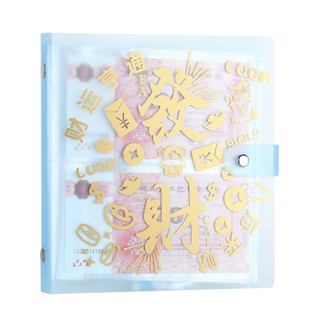 

Экономьте деньги 200 конвертов Челлендж по накоплению денег ПВХ папка для сбережений Книга для сбора денег Любители синий