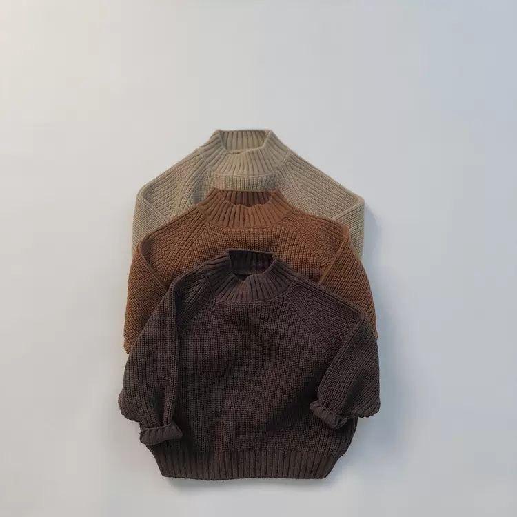 Korean Version Fashion Kids' Sweater Brand Children Sweater Boys Fleece Sweater