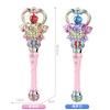 Children's Rotating Sound and Light Dream Queen Scepter Magic Wand Gift Box Light Play House Gift Girl Toy