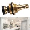 Reliable Brass Faucet Cartridge Replacement Easy To Install Brass Tap Valves Core for Drip Frees Hot & Cold Water Taps