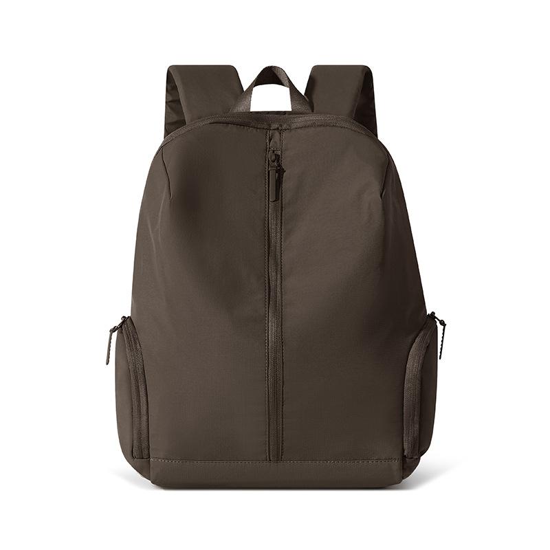 Nylon Backpack Solid Color Large Capacity Backpack