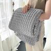 Autumn Winter Warm Striped Plaid Flannel Fleece Throw Blanket