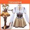 Costume Cosplay Set Magica Madoka Kaname Tessuto in Poliestere Outfit da Battaglia Accessori Inclusi Taglie XS-XXXL
