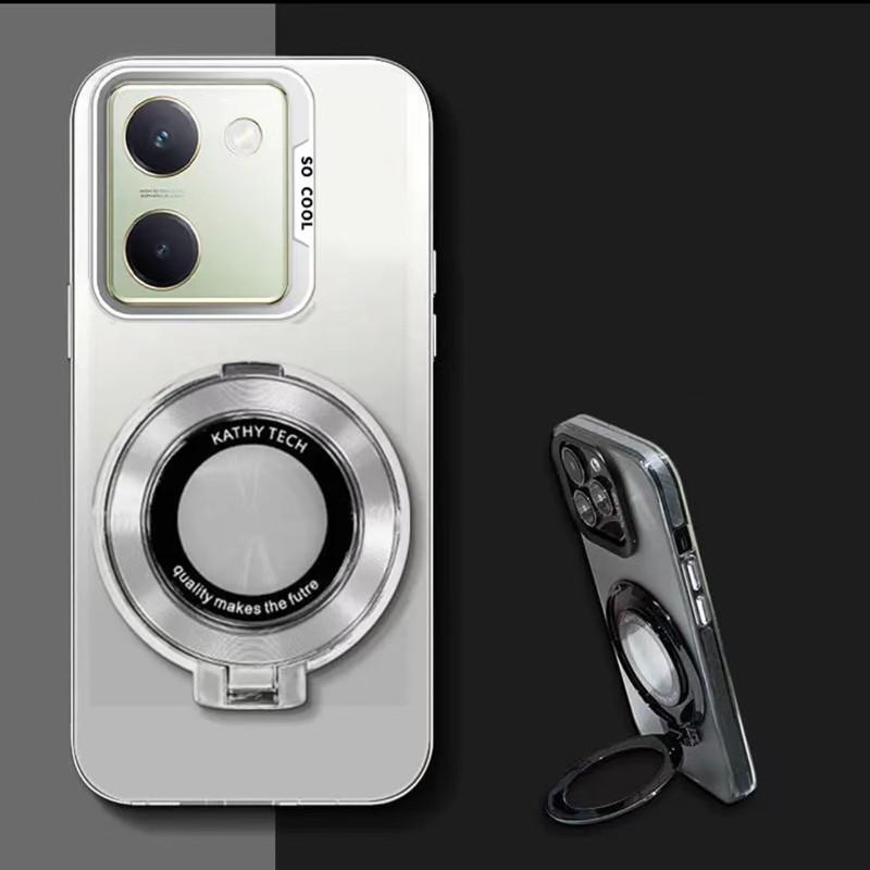 Matte Holder CD Ring Phone Case For Infinix ITEL S23 A48 A05S A60 S16 S17 Vision 3 1 Pro Plus Itel P55 P38 P36 Lite Cover Capa