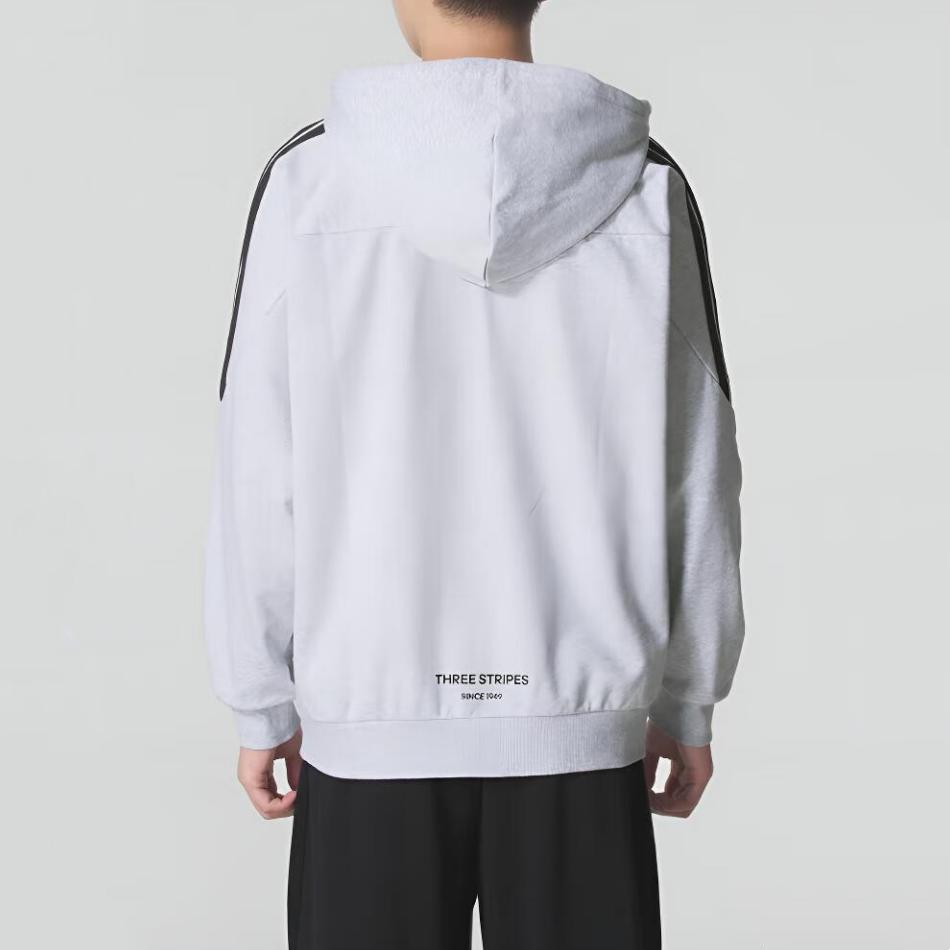Adidas 3 Stripes Jackets & Coats Unisex Light Gray KA2579