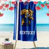 Kentucky Wildcats Druck Strandtuch, Großes Weiches Schnelltrocknendes Handtuch für Strand Camping Schwimmen