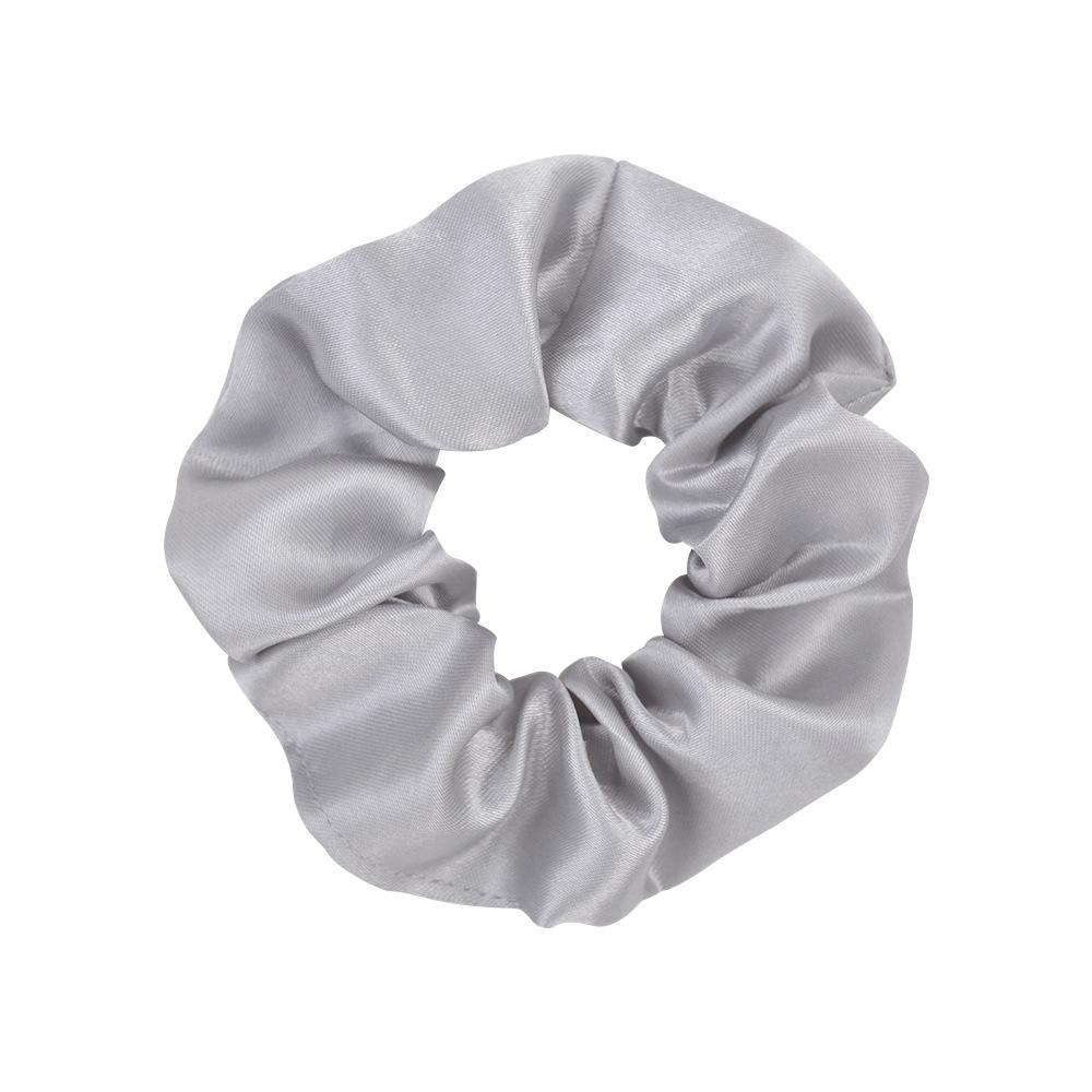 Solid Color Large Intestine Hair Band Color Ding Cloth Elastic Hair Band Hair Accessories Headgear Headrope 095