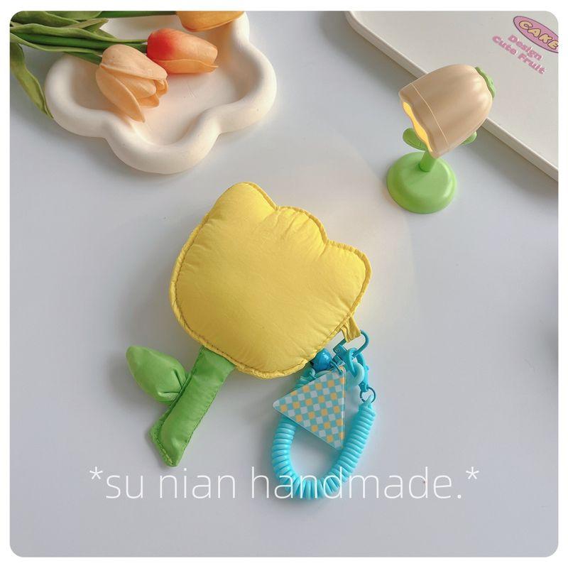 

Wireless Bluetooth Drop-Resistant Earphone Bag Protective Case Pendant AirPods Huawei Young Adult Heart Mini Ins Earphone Case Bag Cosmetics Bag Neutral Yellow + blue pendant