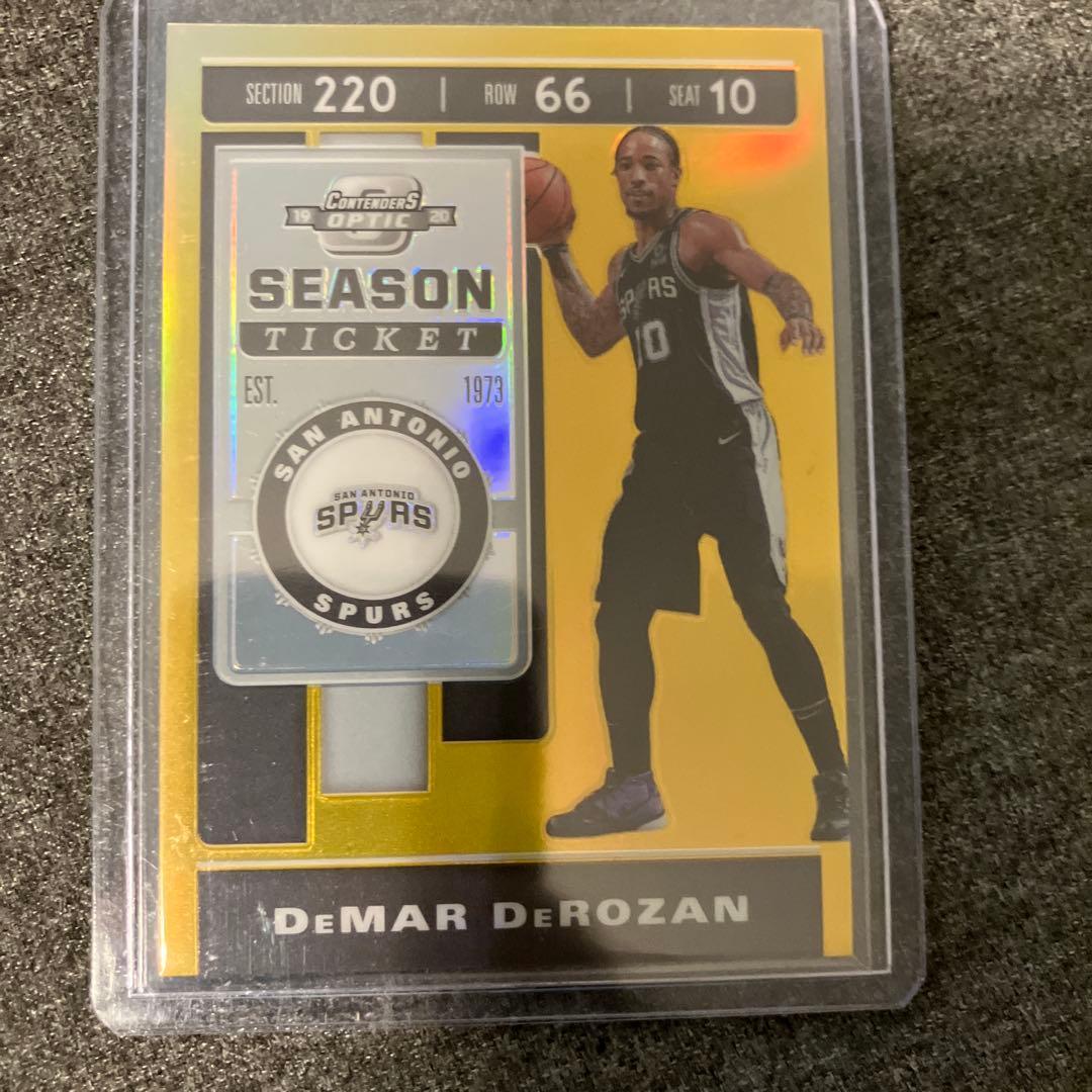 Used Limited to 10 pieces DeRozan Panini Contenders Optic
