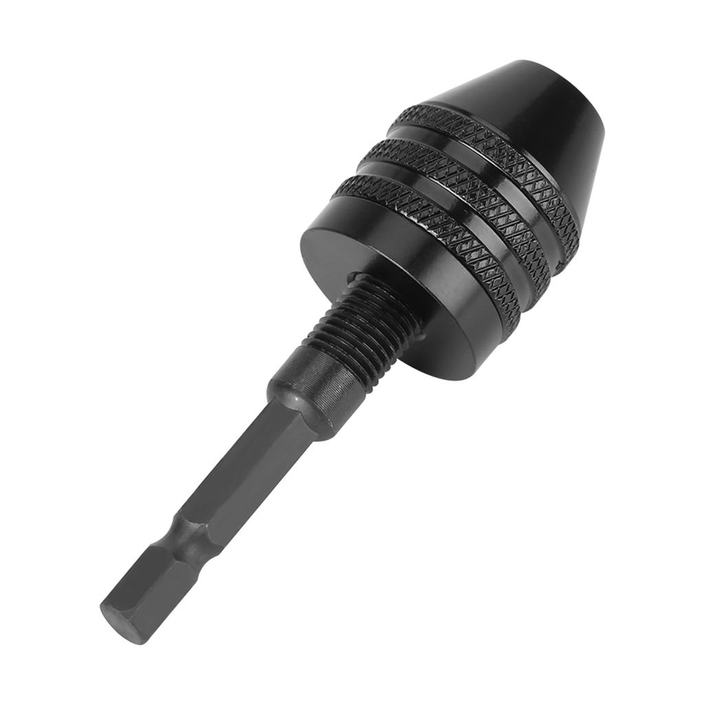 1 4in Hex Shank Keyless Chuck Collet Adapter Capacity 0.8‑8mm for Electric Screwdriver Drill