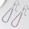 Adjustable 4MM Round Rainbow Zircon Tennis Bracelets for Women Men Fashion Silver Color Crystal Chain on Hand Trend Jewelry H133