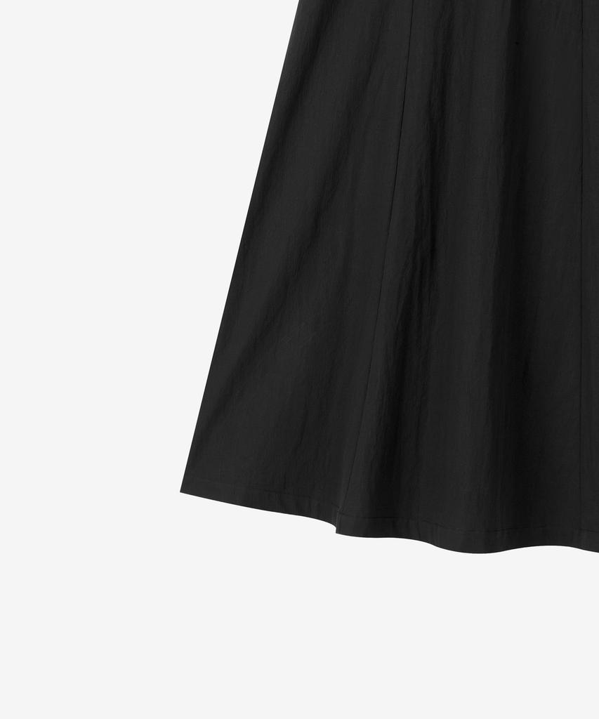 Basica Soft Wrap Cotton Dress (Black)