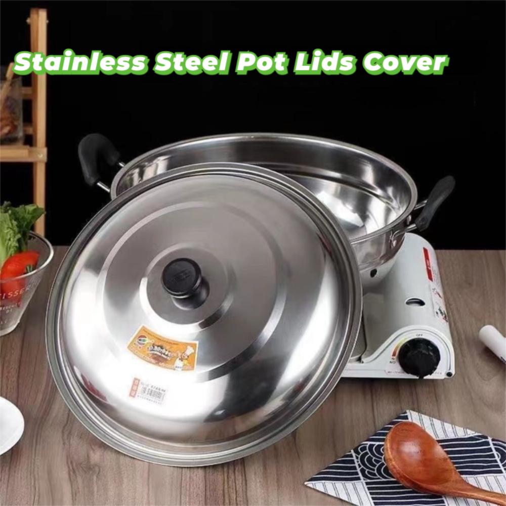 Universal Round Pot Lids Cover 28/32/36/40cm Cooking Pot Wok Lid  Kitchen Accessories