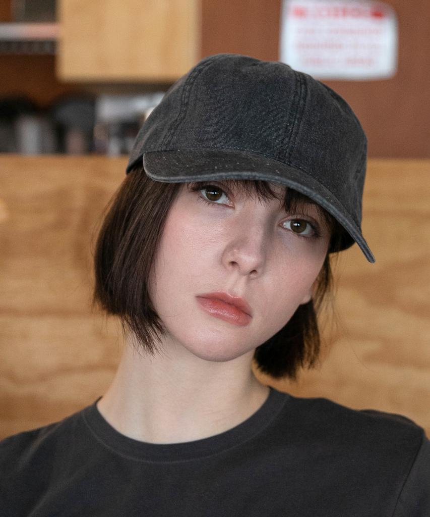 Chaebteo Standard Pigment Ball Cap-Charcoal