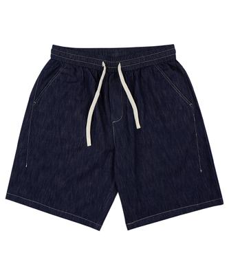 CREAM SODA LAB Denim Stitch Bermuda Shorts Blue