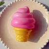 Transparent Lemon Toy Squeeze Toy, Stress Relief Jellyfish Ice Cream Reduction Soft Clear Cube Sensory for Kids Adults Reliever