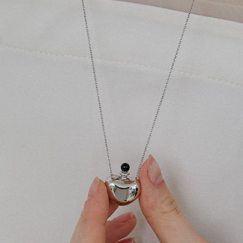 by hyeres Perfume love necklace (Silver) BH7N56764WB700