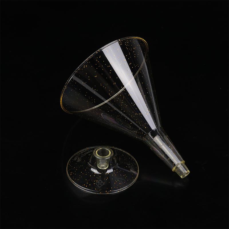 10 Pcs Plastic Martini Cups Transparent Cocktail Dessert Unbreakable Mini Cups For Wedding Party Bowl Wine Ice Cream