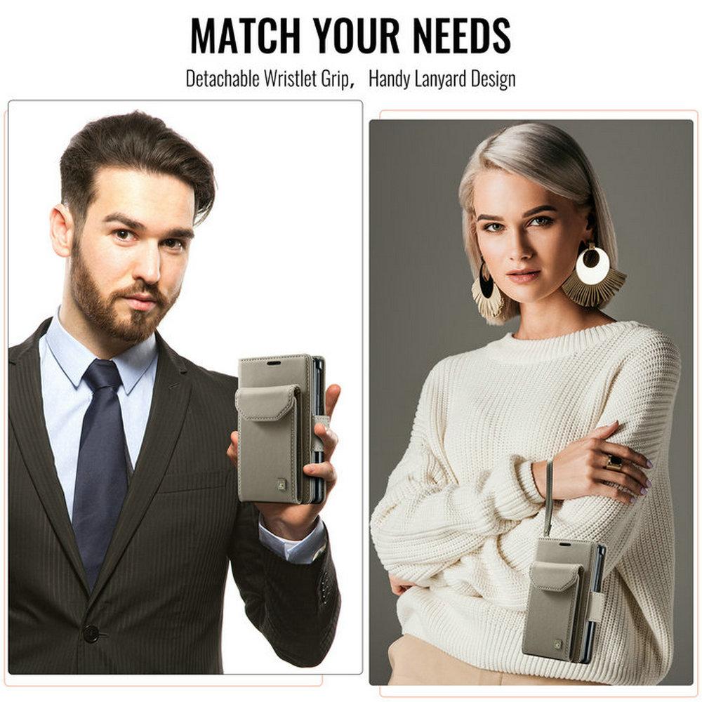 Z Fold8 5G Fodral för Samsung Galaxy Z Fold 8 Rem Läderplånbok Funda För Galaxy Z Fold8 Stötsäkert Skydd
