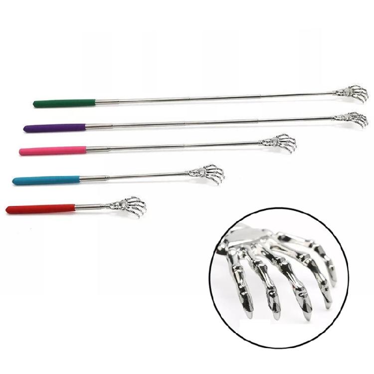 Telescopic Back Scratcher Extendable Handle,Portable Stainless Steel Massager