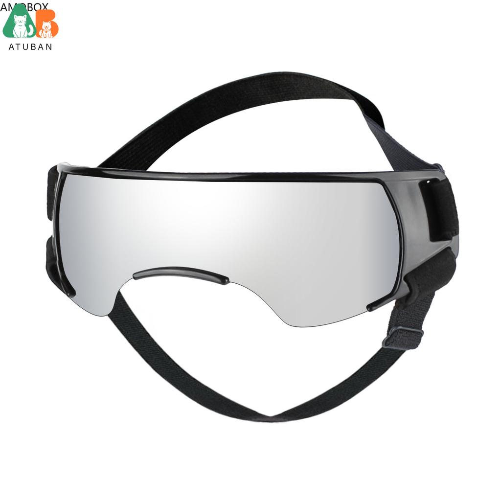 ATUBAN Dog Sunglasses Small Breed, Dog Goggles for Small Dogs Windproof Anti-UV Glasses for Dogs Outdoor Eye Protection, Blue