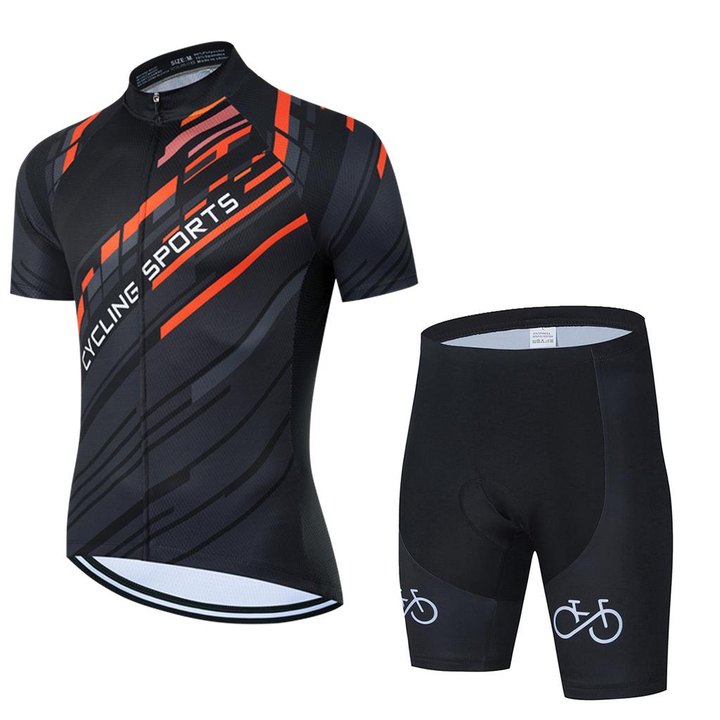 2026 Summer Breathable Sports Team Training Cycling Clothing Breathable Men Short Sleeve Mallot Ciclismo Hombre Verano Cycling Jersey Sets 2026