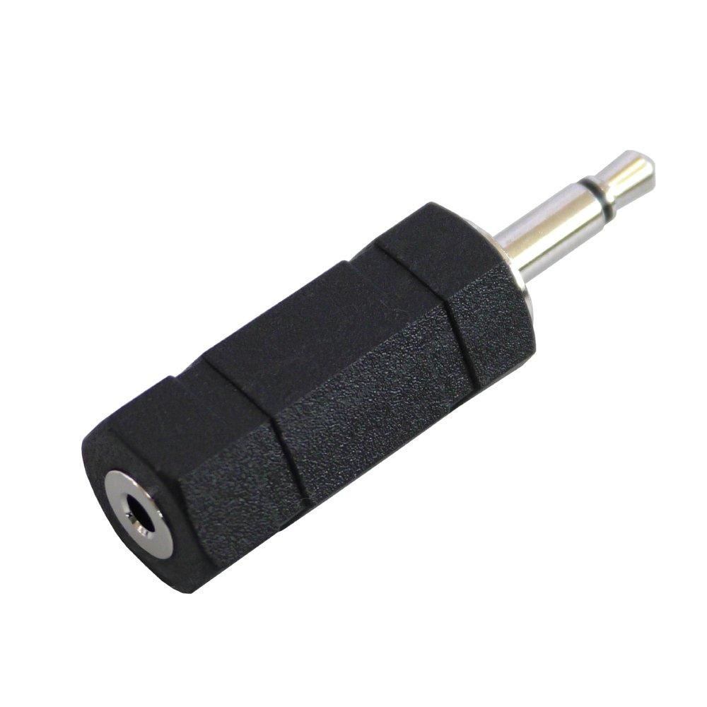 Mono Ultra Mini Jack to Mono Mini Plug Conversion Adapter F-FACTORY 2.5mm (Female) 3.5mm (Male) (2 pieces) PLG-N8808-2P